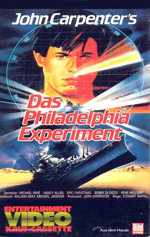 The Philadelphia Experiment - German VHS movie cover