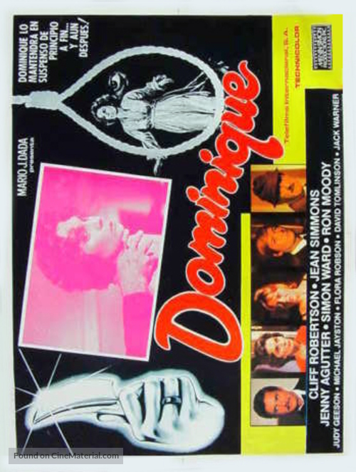 Dominique - Mexican Movie Poster