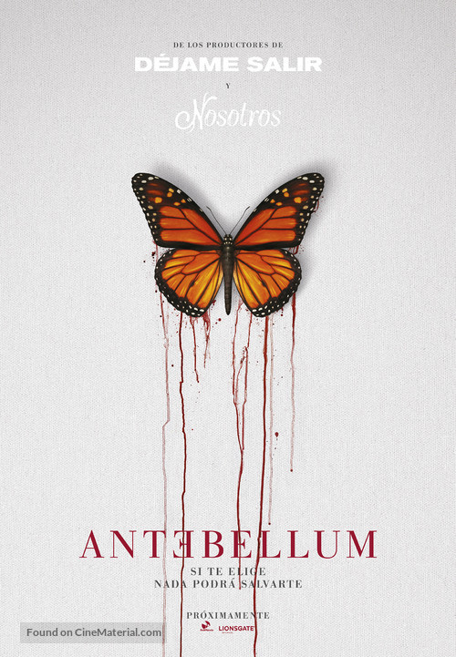 Antebellum - Spanish Movie Poster