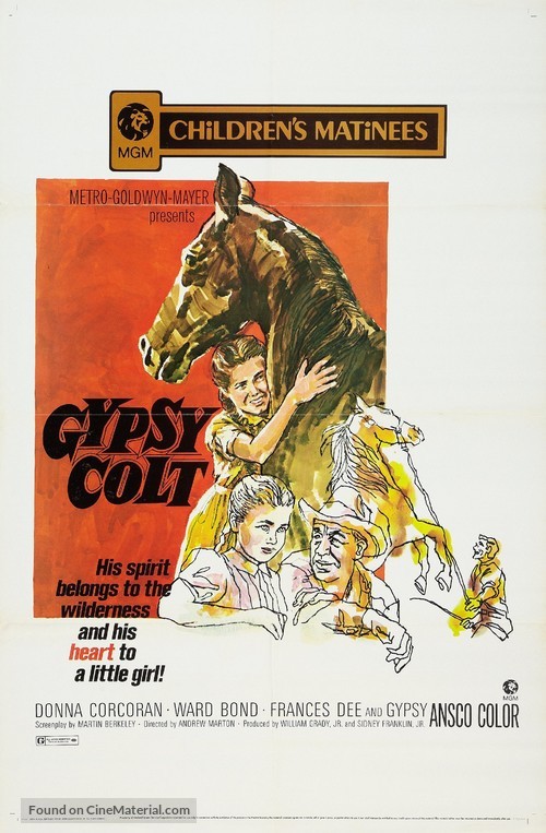 Gypsy Colt - Re-release movie poster