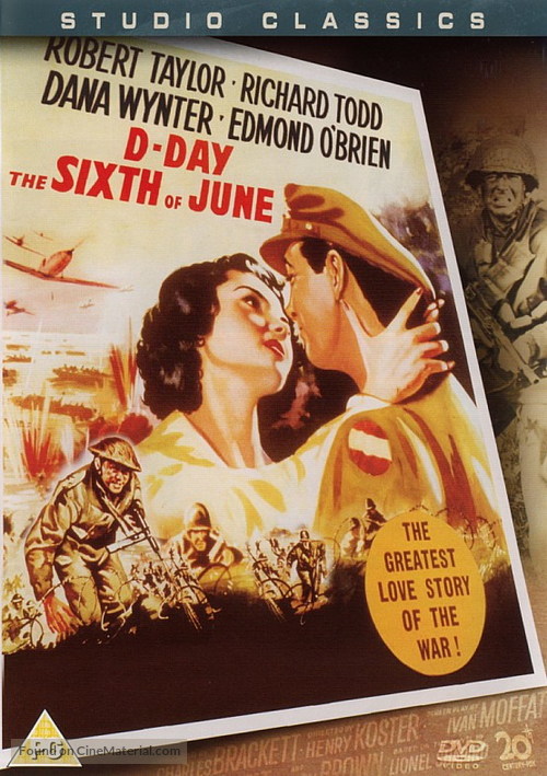 D-Day the Sixth of June - British Movie Cover