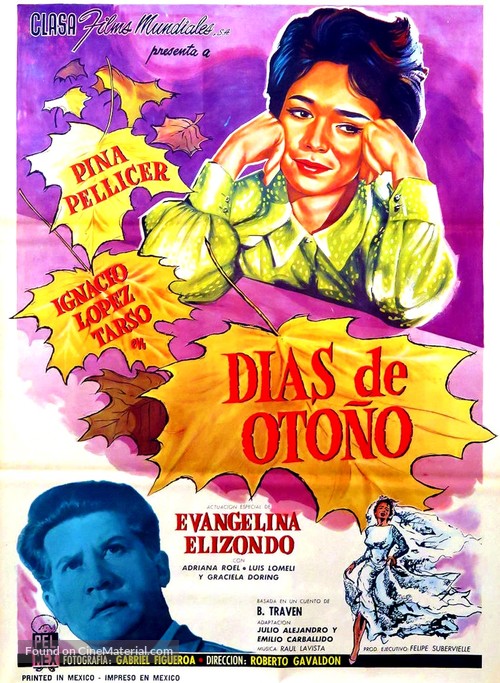 D&iacute;as de oto&ntilde;o - Mexican Movie Poster