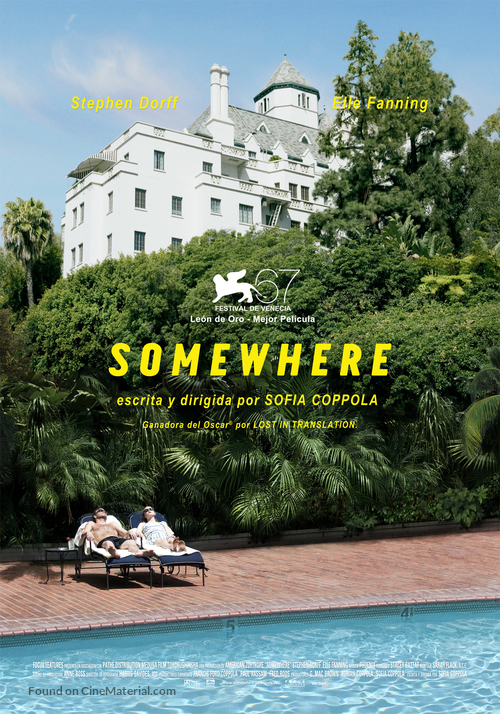 Somewhere - Spanish Movie Poster