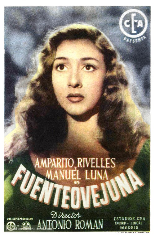 Fuenteovejuna - Spanish Movie Poster