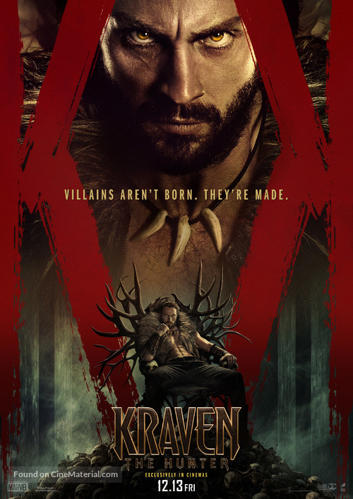 Kraven the Hunter - Japanese Movie Poster