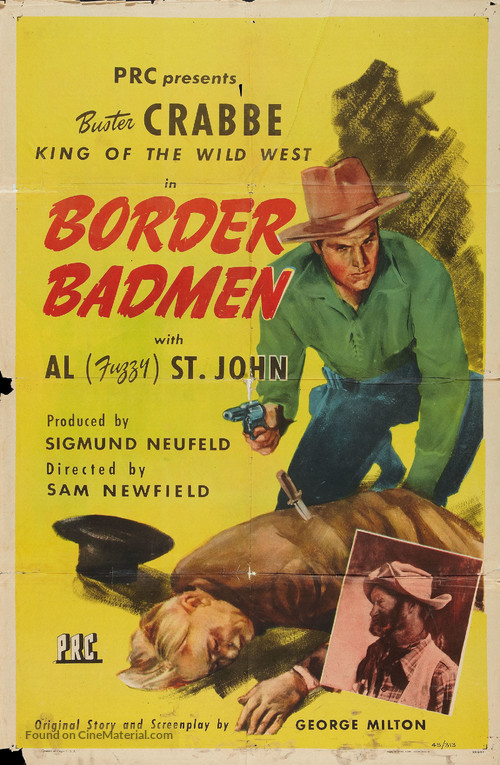 Border Badmen - Re-release movie poster