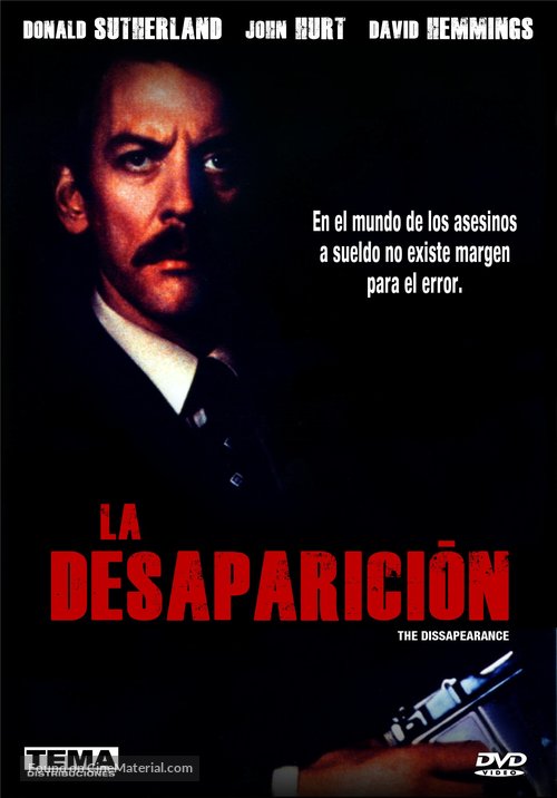 The Disappearance - Spanish DVD movie cover