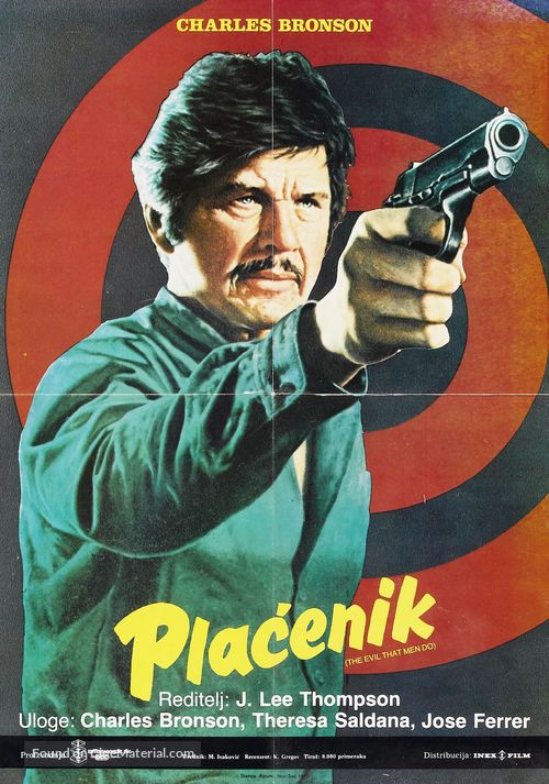 The Evil That Men Do - Yugoslav Movie Poster