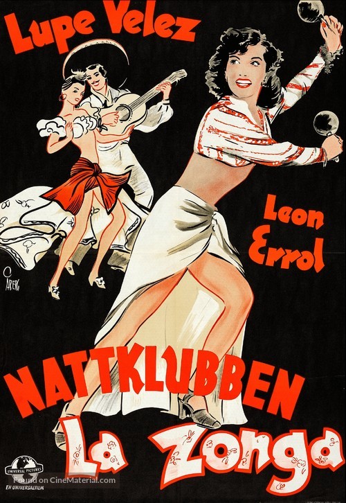 Six Lessons from Madame La Zonga - Swedish Movie Poster