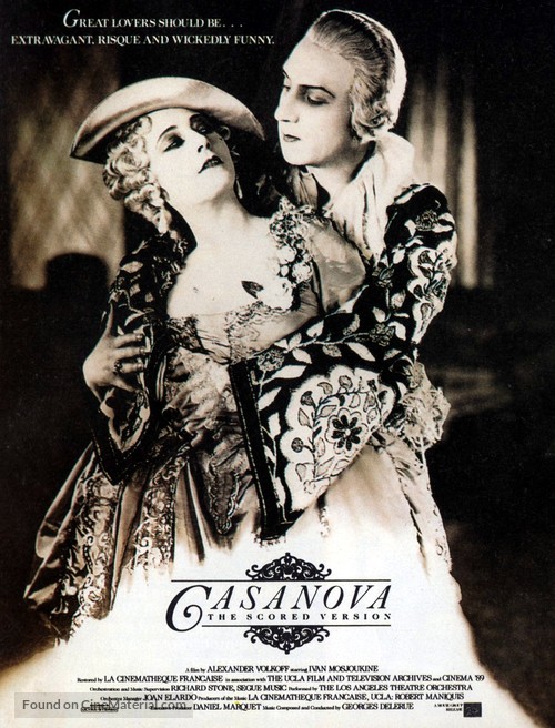 Casanova - Re-release movie poster