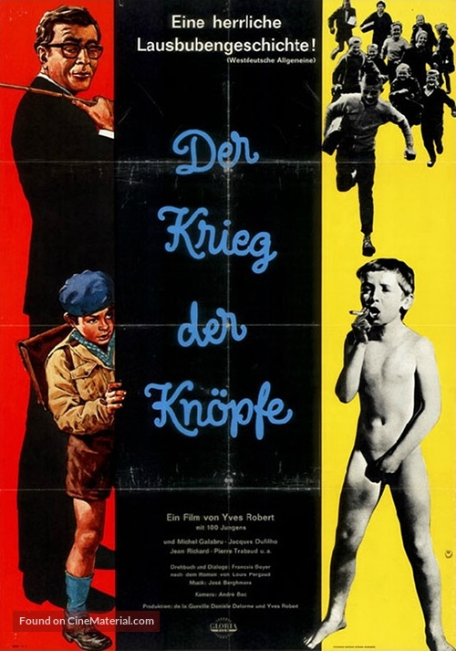 La guerre des boutons - German Movie Poster