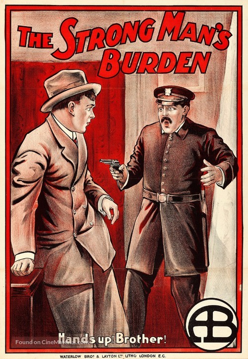The Strong Man&#039;s Burden - British Movie Poster