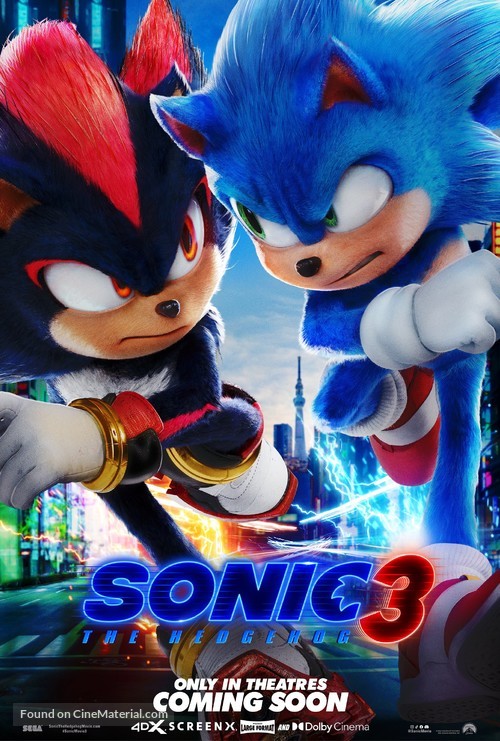 Sonic the Hedgehog 3 - Canadian Movie Poster