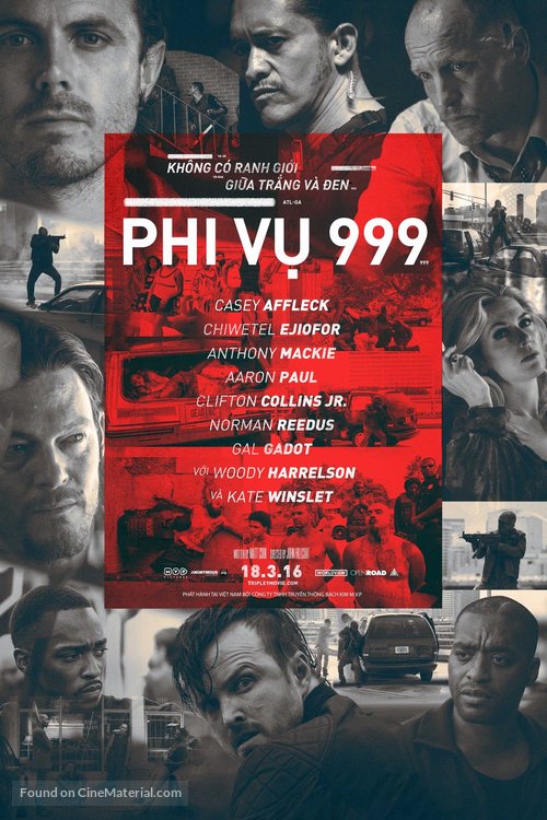 Triple 9 - Vietnamese Movie Poster