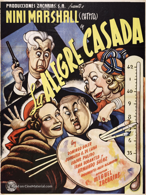 La alegre casada - Mexican Movie Poster