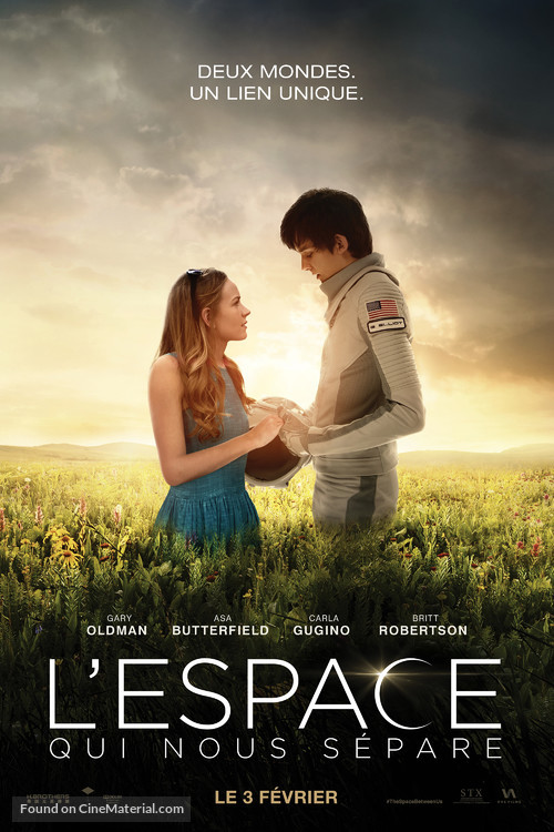 The Space Between Us - Canadian Movie Poster