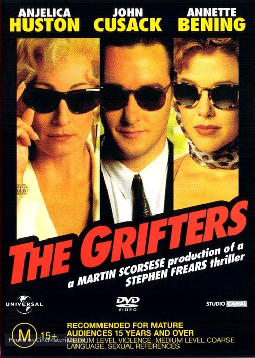 The Grifters - Australian DVD movie cover
