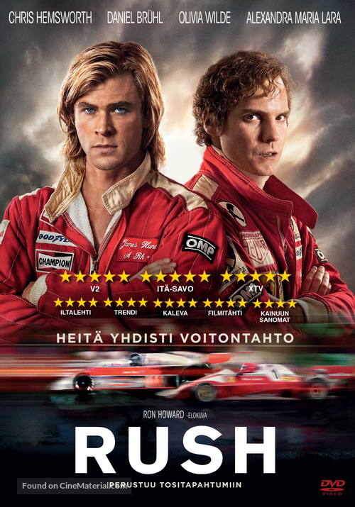 Rush - Finnish DVD movie cover