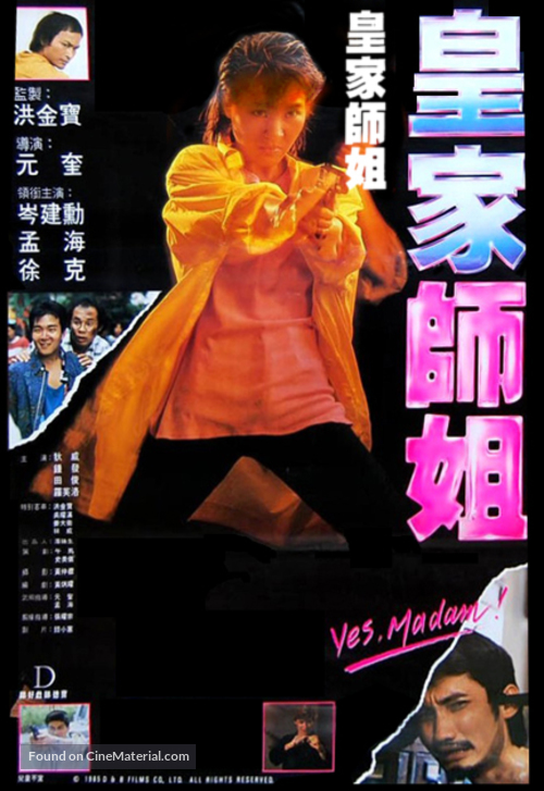Yes Madam - Hong Kong Movie Poster