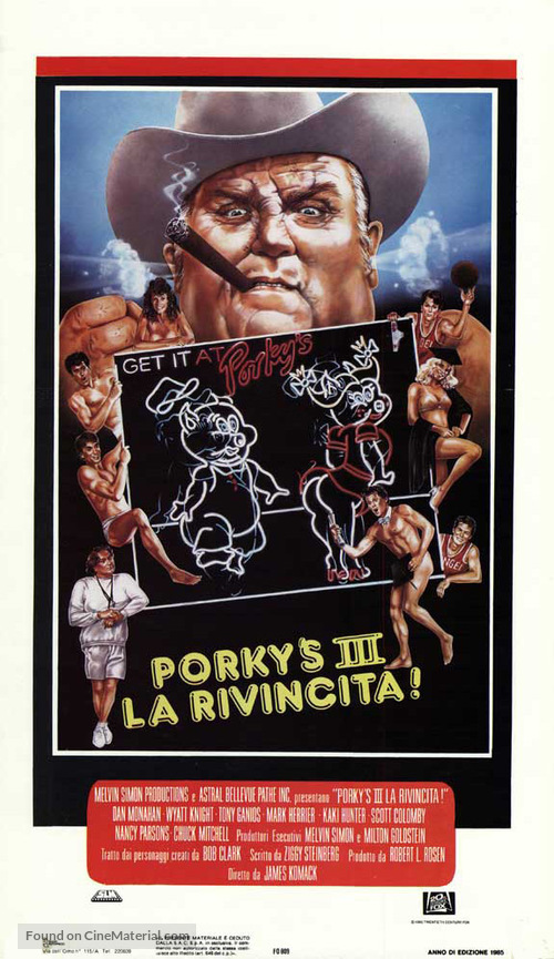 Porky&#039;s Revenge - Italian Movie Poster