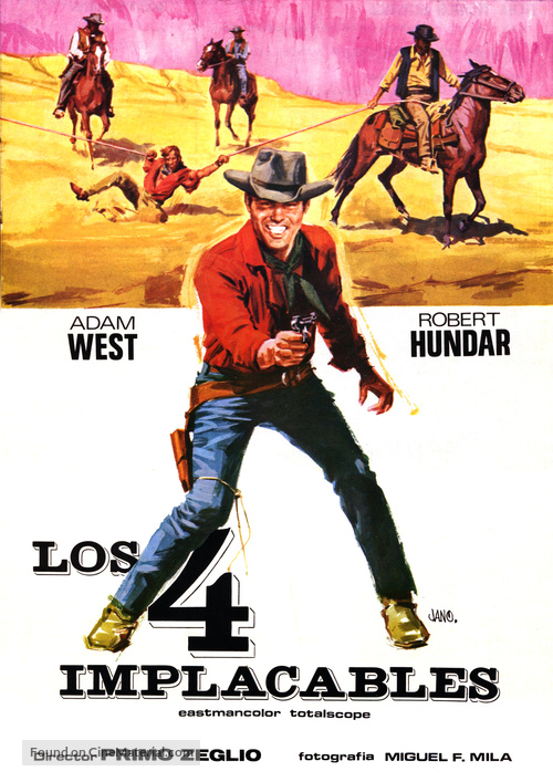 I quattro inesorabili - Spanish Movie Poster
