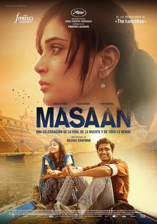 Masaan - Spanish Movie Poster