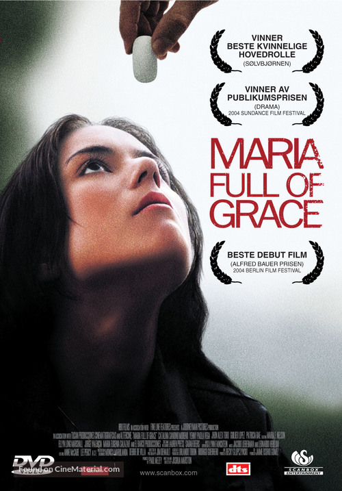 Maria Full Of Grace - Norwegian Movie Cover