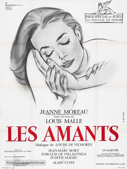 Les amants - French Movie Poster