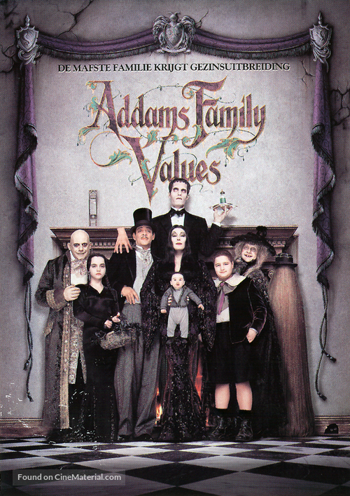 Addams Family Values - Swedish DVD movie cover