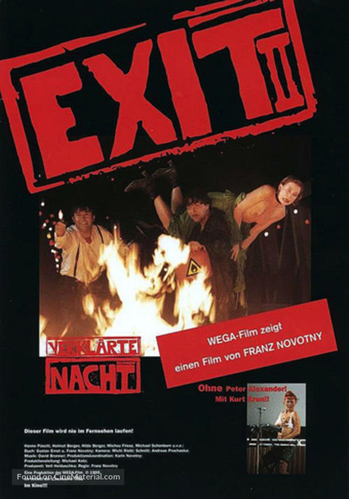 Exit II - Verkl&auml;rte Nacht - German Movie Poster