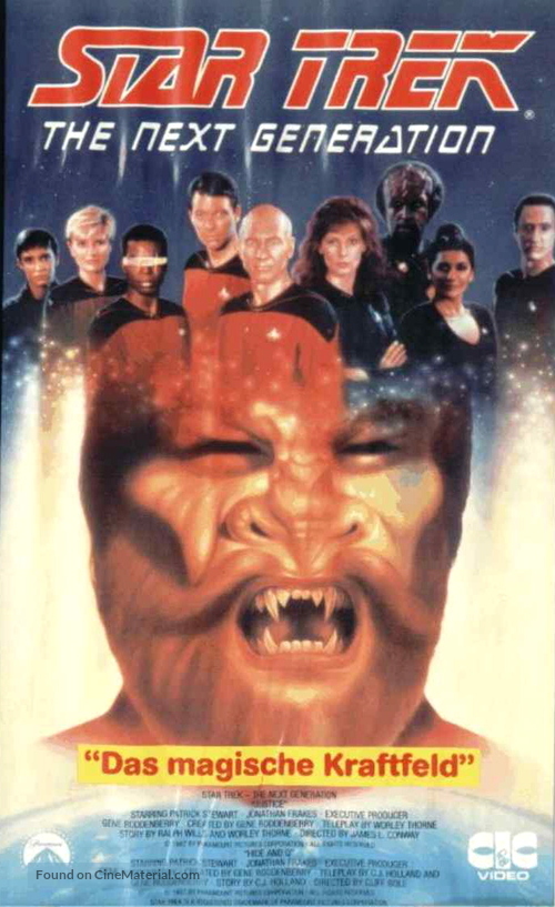 &quot;Star Trek: The Next Generation&quot; - German VHS movie cover