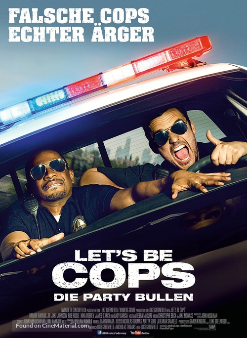 Let&#039;s Be Cops - German Movie Poster