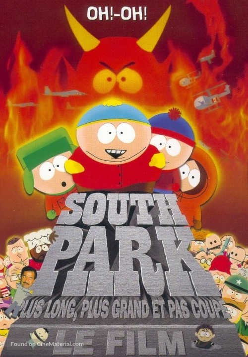 South Park: Bigger Longer &amp; Uncut - French DVD movie cover