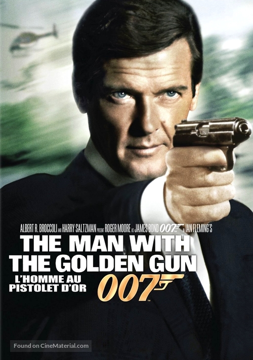 The Man With The Golden Gun - Canadian DVD movie cover