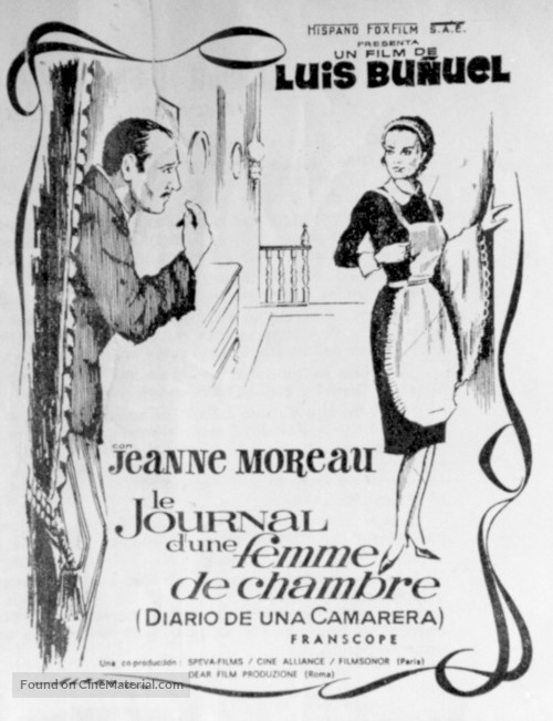 Le journal d&#039;une femme de chambre - Spanish Movie Poster