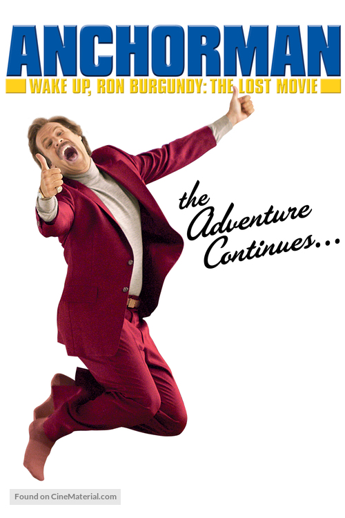 Wake Up, Ron Burgundy: The Lost Movie - DVD movie cover