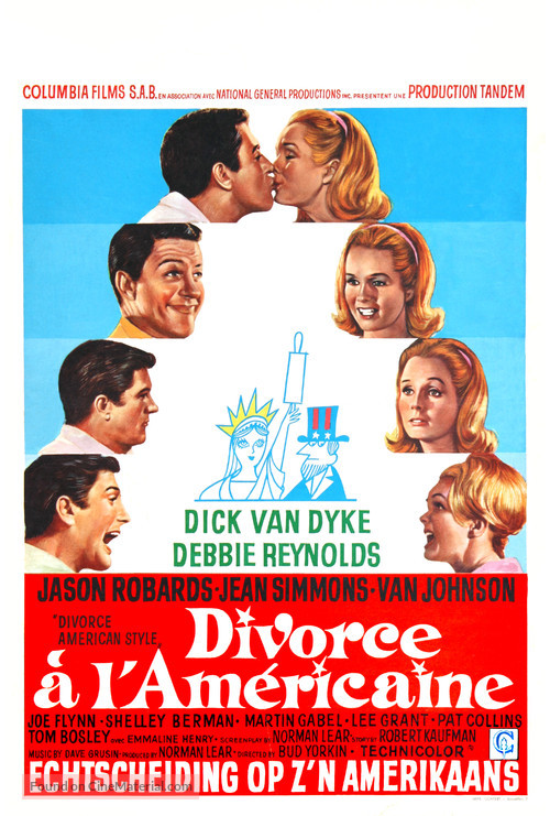 Divorce American Style - Belgian Movie Poster