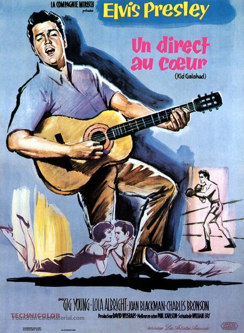 Kid Galahad - French Movie Poster