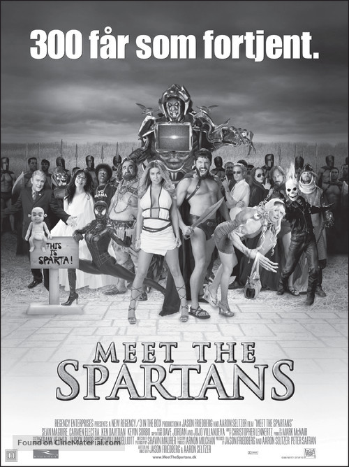 Meet the Spartans - Danish poster