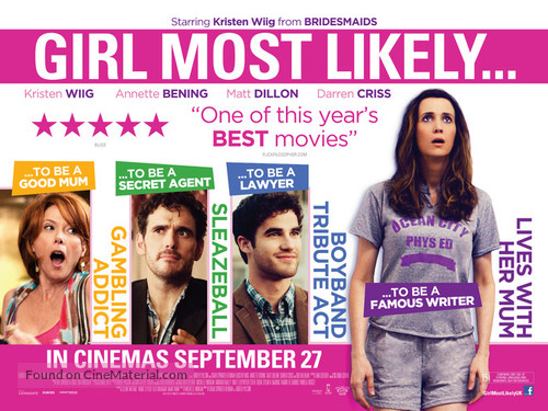 Girl Most Likely - British Movie Poster
