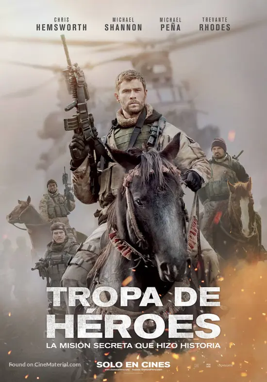 12 Strong 18 Argentinian Movie Poster 12 Strong 18 Argentinian Movie Poster