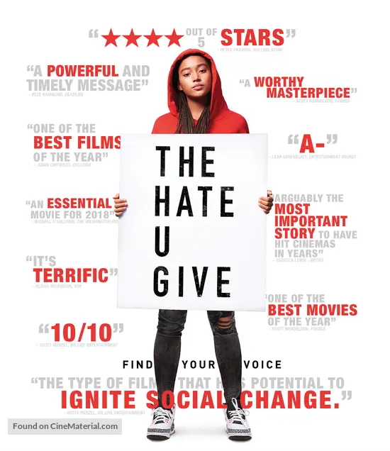 The Hate U Give - Movie Cover