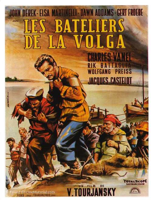 Battellieri del Volga, I - French Movie Poster