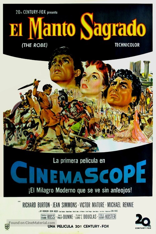 The Robe - Argentinian Movie Poster