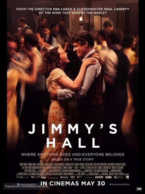 Jimmy&#039;s Hall - British Movie Poster