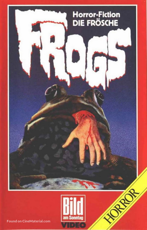 Frogs - German VHS movie cover