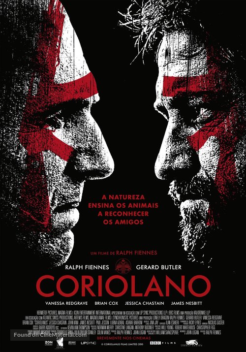 Coriolanus - Portuguese Theatrical movie poster