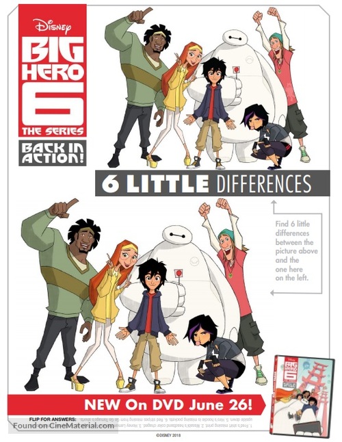 &quot;Big Hero 6 The Series&quot; - Video release movie poster