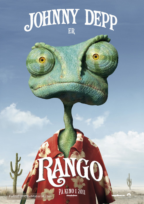 Rango - Norwegian Movie Poster