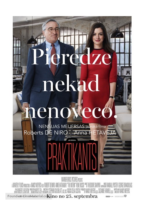 The Intern - Latvian Movie Poster